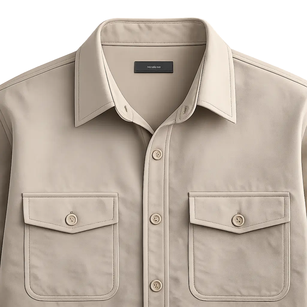 Bawełniana koszula overshirt - obrazek 4